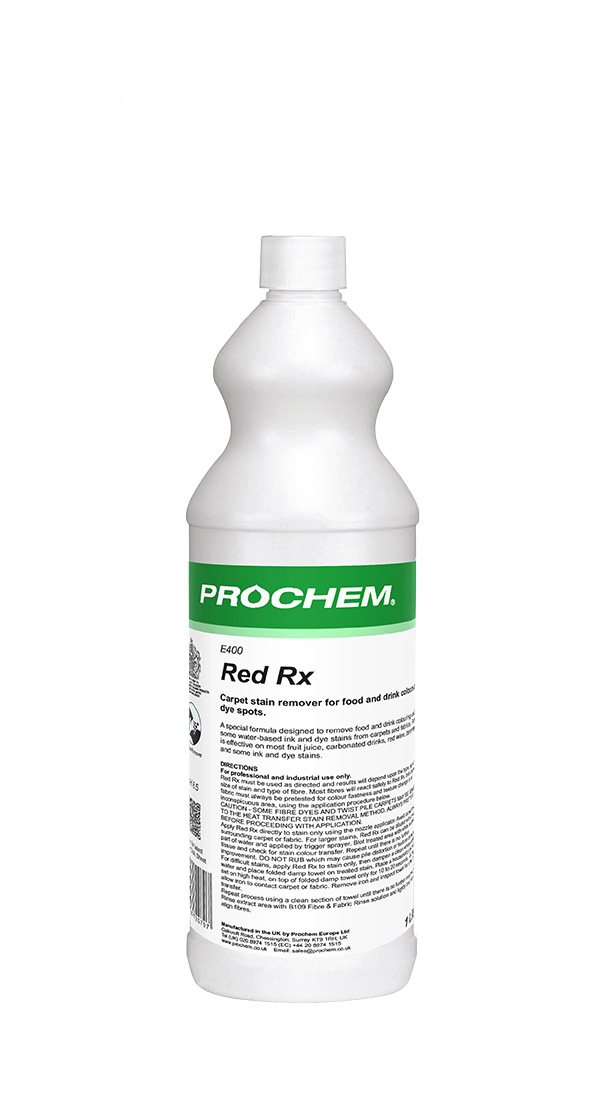 Prochem Red Rx Red Food Colouring Stain Cleaner - 1L